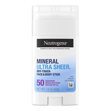Neutrogena Protetor Solar Mineral Ultrasheer Fps50 Bastão