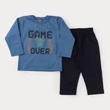 Conjunto Infantil Moletom Game Over