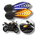 Cubre Puños Moto Con Luz Led Yamaha Ktm Dominar Universales