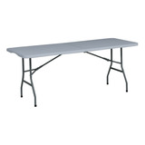 Mesa Plegable Jardín Pro 180 Cm Blanca