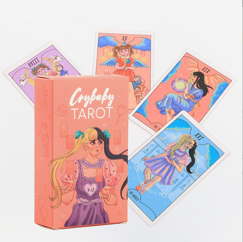 Cartas De Tarot De Niña Llorando Cartas De Oráculo