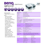 Proyector Benq Tiro Corto