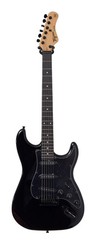 Guitarra Tagima Stratocaster Tg-500 Bk Df/bk  Canhoto
