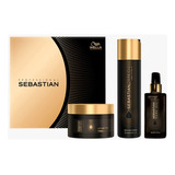 Kit Sebastian Dark Oil Shampo 250ml Máscara 150ml Óleo 95ml