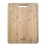 Tabla Picar Corta Hudson Madera Bambú Cocina 23x33 Cm