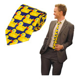 Gravata Barney Stinson - Cómo Conocí A Vuestra Madre Himym - Pato Cor Amarelo/145 Cm