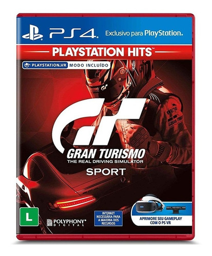 Jogo Gran Turismo Sport - Ps4 Playstation 4 - Mídia Física