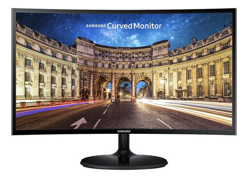 Monitor Curvo Samsung Lc24f390fhlxzx Con Soporte Ajustable