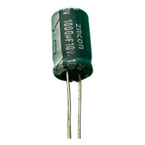 2x Capacitor Eletrolítico 1000uf/10v 105° 10x17mm Zmcon