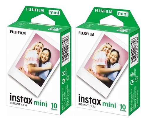 Papel Filme Para Instax Mini 7, 8, 9, 11 - Pack 20 Fotos