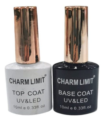 Base Y Top Coat Charm Limit Esmaltes Uñas Semipermanentes