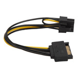 Cable De Extensión De Conector Sata Adaptador De 8 Pines A 1