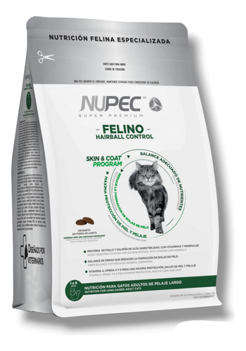 Nupec Felino Hairball 3kg | Reduce Formación Bolas De Pelo