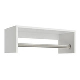 Cabideiro De Parede Multiuso Cor Branco Lavanderia 60cm