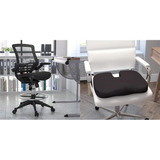 Silla Para Oficina Negro Y Cojín De Asiento Negro