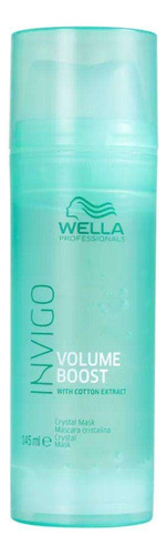 Mascara Cristalina Wella Invigo Volume Boost 145ml