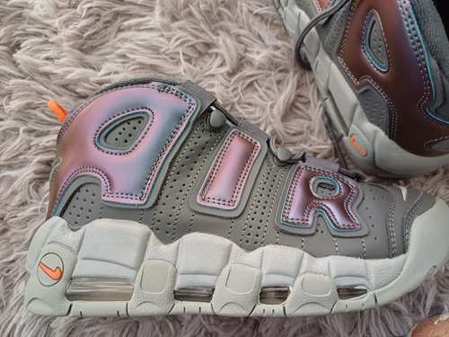 Air More Uptempo Tornasol Morado Gris Talla 24 Y 25mex Mujer