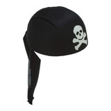 50 Sombrero Paliacate Pirata Tela Negro Halloween Disfraces 
