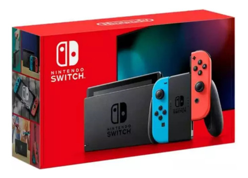 Nintendo  Nintendo Switch Color Rojo Neón, Azul Neón Y Negro