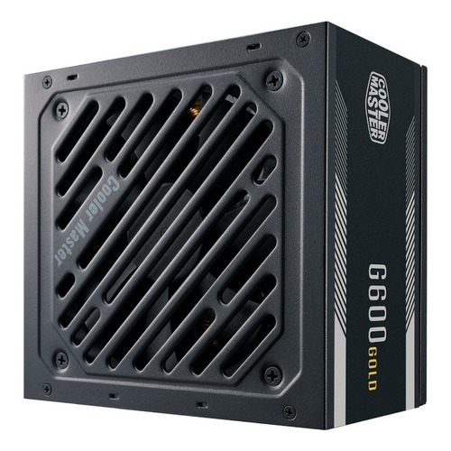 Fuente De Poder Cooler Master G600 Gold 80 Plus 600w Color Negro