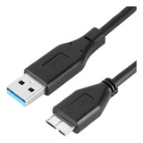 Cable Usb 3.0 A Micro B M/m - Disco Duro Externo