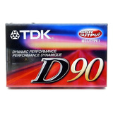 Audio Cassette Tdk 90 Minutos Iec I7 Type I D90