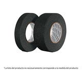 Rollo Cinta Antiderrapante C/ Abrasivo Truper® 25mm, Cad-25r Color Negro