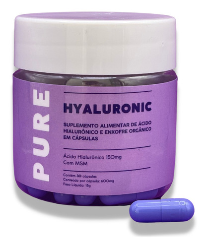 Pele Perfeita Hyaluronic - Ácido Hialurônico + Msm + Biotina