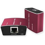 Extensor Mt-viki Usb 2.0 Cat5e/6 Ethernet 100m -rosa