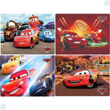 4 Jogo Americano Carros Pixar - Impermeável Limpa Facil Pvc