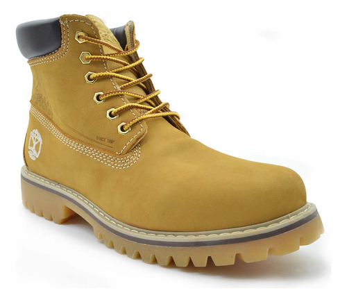 Botas De Hombre Tipo Timberland Sin Casco 100% Piel Afrika