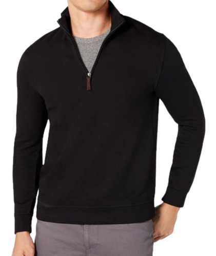 Sweater Tejido Hombre Cuello Subido Con Cierre. Hilo T81 Ff