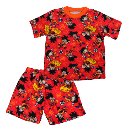 Pijama Con Diseños Infantiles Short Y Playera