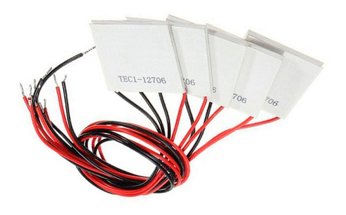 Pack De 5 Celdas Peltier 12706 + Pasta Termica