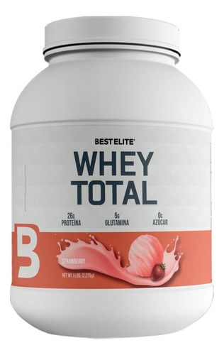 100% Whey Total 5 Libras Proteina Limpia 5lb 5 Lb De Best Elite Pure Protein