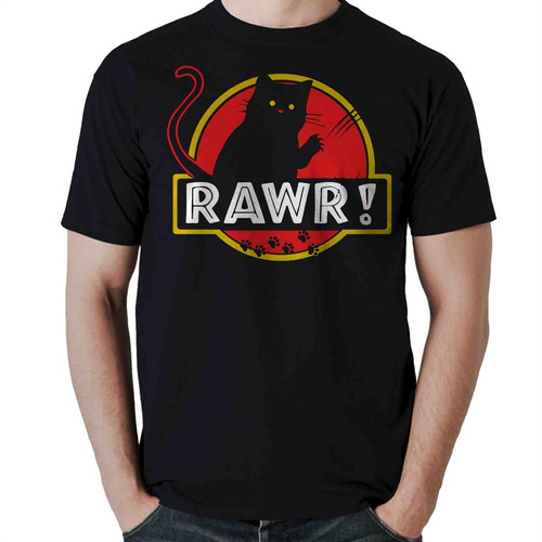 Playera Rawr Gato Divertida