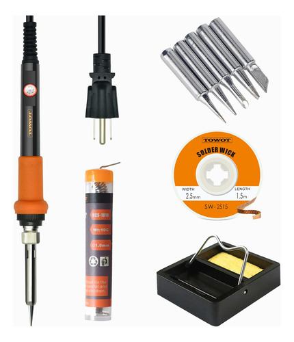 Towot Kit De Soldador, Soldador Electrnico De Temperatura Aj