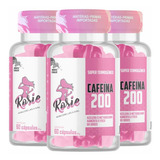 Kit Termogênico Feminino 180 Doses 200mg Cafeína