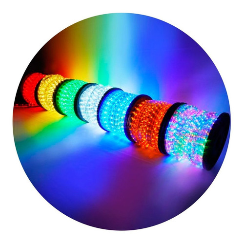 Manguera Led 10 Metros Tira Exterior Colores Navidad