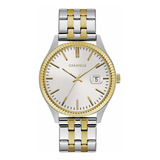 Reloj Hombre Bulova 45b148 Cuarzo Pulso Bicolor En Acero