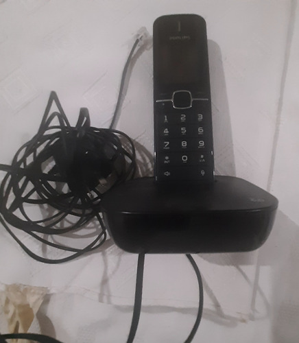 Teléfono Inalambrico Philips Cd480. Negro. Completo.