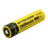 Bateria Recargable 18650 Nitecore Nl1826 Li-ion 3.7v 2600mah
