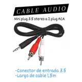 Cable Audio 2 Rca A Miniplug