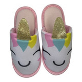 Pantufa Infantil Personagem Unicornio Fofinho Quentinha Top