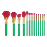 Set De 14 Brochas De Maquillaje Docolor T1401