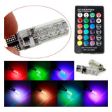 T10 5050 6smd Rgb, 2 Unidades, Luz Led Multicolor, Cuña Para