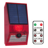 Boo Alarma De Sonido Solar Luz Alarma Sensor De Movimiento,