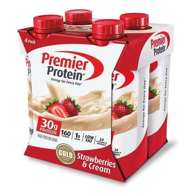 Proteína Premier Liquida 4 Pack Sabor Premier Protein Strawberries & Cream | MercadoLibre