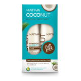  Pack Shampoo + Acondicionador Kativa Coconut 250ml