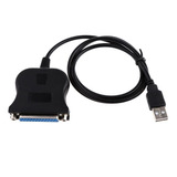 Adaptador De Impressora Paralela Usb 2.0 Para Ieee1284 De 25